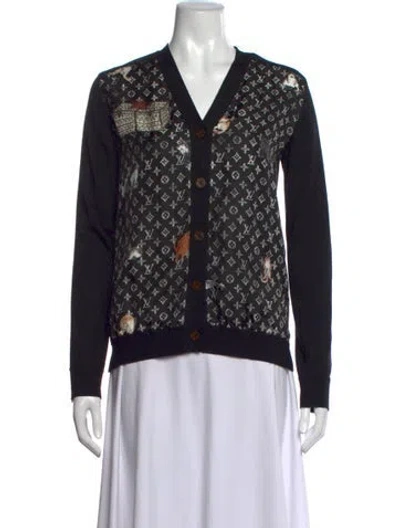 Pre-owned Louis Vuitton 2019 X Grace Coddington Sweater In Black