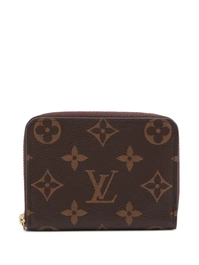 Pre-owned Louis Vuitton 2019 Zippy Monogram Coin Wallet In Brown