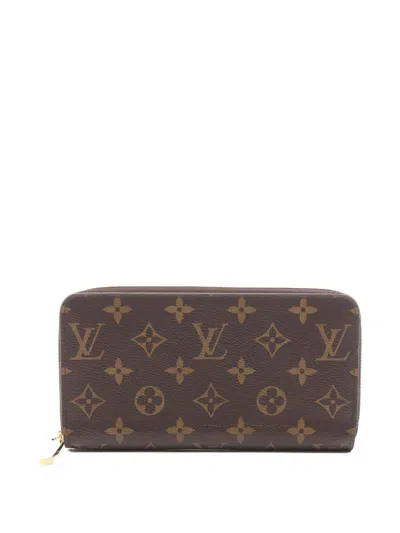 Pre-owned Louis Vuitton 2019 Zippy Monogram Wallet In Brown