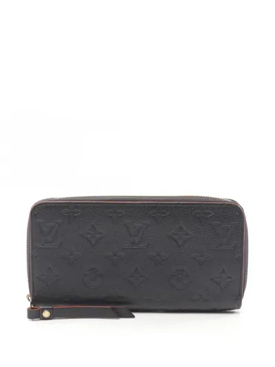 Pre-owned Louis Vuitton 2019 Zippy Wallet In Blue