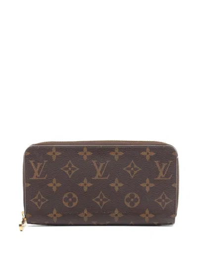 Pre-owned Louis Vuitton 2019 Zippy Wallet In Brown