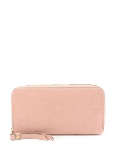 Pre-owned Louis Vuitton 2019 Zippy Wallet In Pink