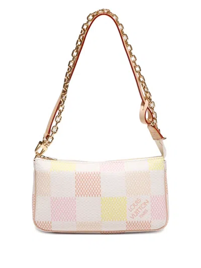 Pre-owned Louis Vuitton 2020-2024 Pochette Accessoires Shoulder Bag In 白色