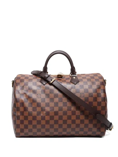 Pre-owned Louis Vuitton 2020-2024 Speedy Tote Bag In Brown