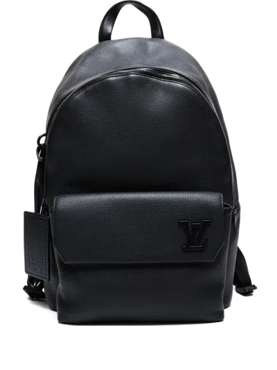 Pre-owned Louis Vuitton 2020 Aerogram Takeoff Backpack In Black