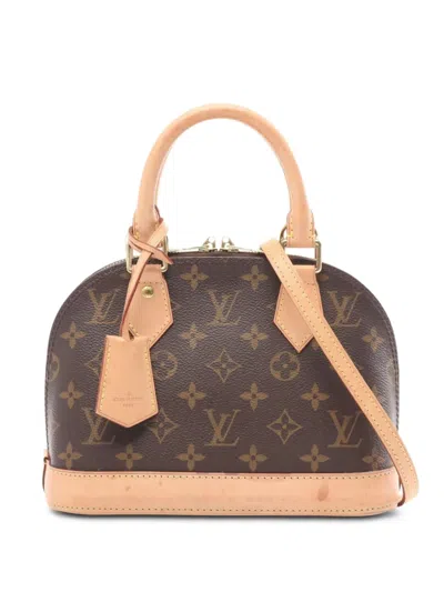 Pre-owned Louis Vuitton 2020 Alma Bb Handbag In Brown