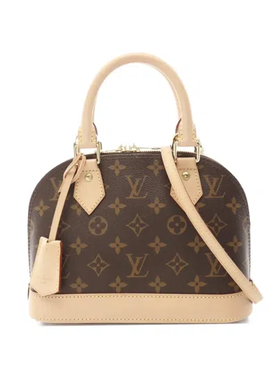 Pre-owned Louis Vuitton 2020 Alma Bb Two-way Handbag In Brown