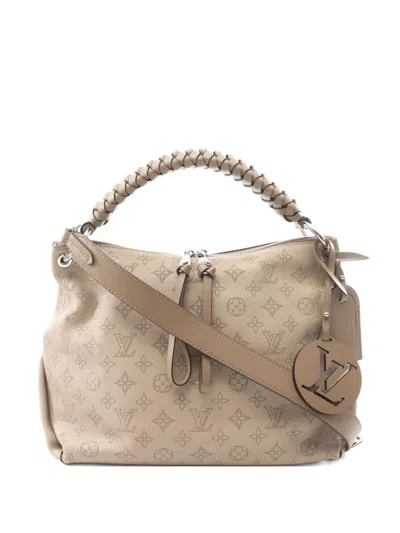 Pre-owned Louis Vuitton 2020 Beauvre Mahina Tote Bag In Neutral