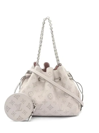 Pre-owned Louis Vuitton 2020 Bella Mahina Brume Shoulder Bag In Neutral