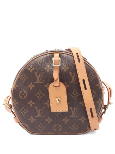 Pre-owned Louis Vuitton 2020 Boîte Chapeau Souple Pm Shoulder Bag In Brown