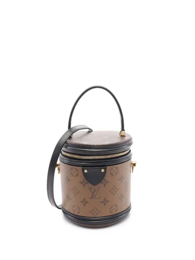 Pre-owned Louis Vuitton 2020 Cannes Monogram Reverse Handbag In Brown