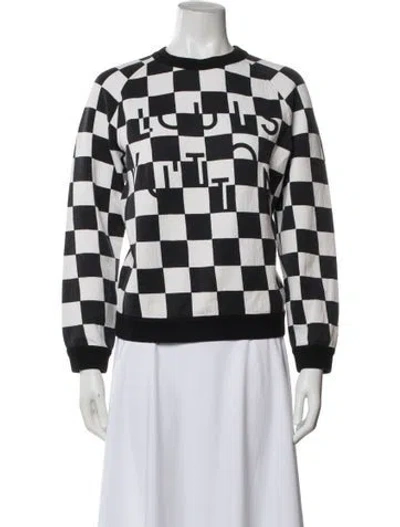 Pre-owned Louis Vuitton 2020 Checkerboard Sweatshirt In Gray
