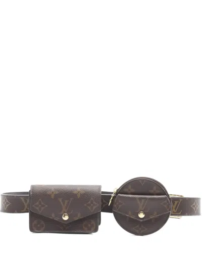 Pre-owned Louis Vuitton 2020 Daily Monogram Belt Bag In Brown