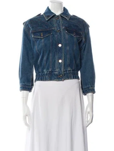 Pre-owned Louis Vuitton 2020 Denim Jacket In Blue
