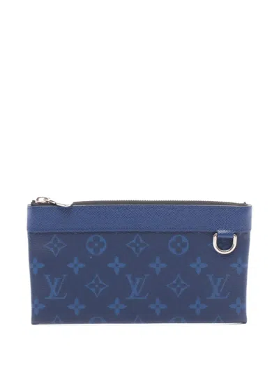 Pre-owned Louis Vuitton 2020 Discovery Pm Coin Purse In Blue