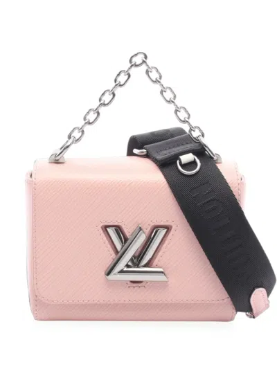 Pre-owned Louis Vuitton 2020 Epi Mini Twist Satchel In Pink