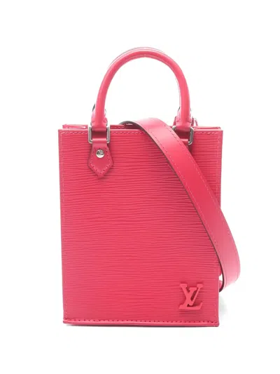 Pre-owned Louis Vuitton 2020 Epi Rose Pondicherry Tote Bag In Pink