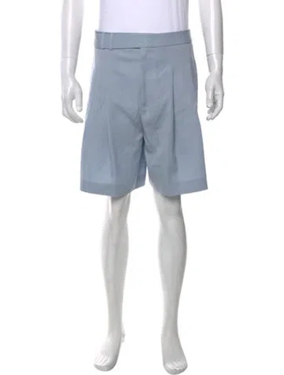 Pre-owned Louis Vuitton 2020 Flat Front Shorts In Blue