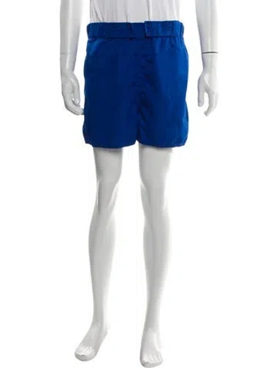 Pre-owned Louis Vuitton 2020 Flat Front Shorts In Blue