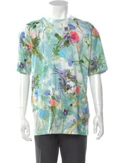 Pre-owned Louis Vuitton 2020 Flora Print T-shirt W/ Tags In Blue
