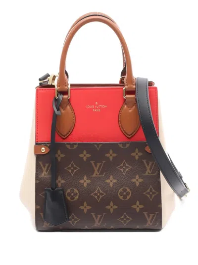 Pre-owned Louis Vuitton 2020 Fold Monogram Tote Bang In Neutral
