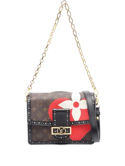Pre-owned Louis Vuitton 2020 Game On Dauphine Mm Shoulder Bag In Brown