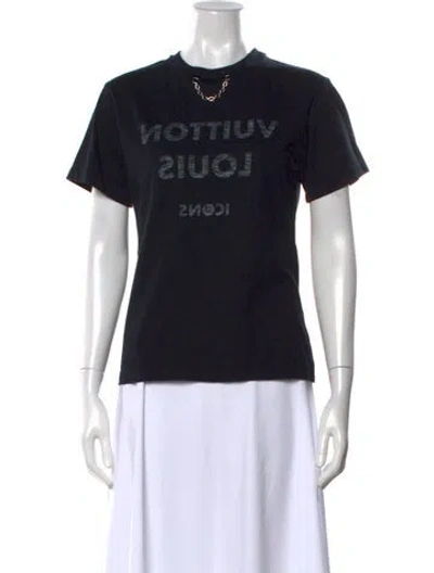 Pre-owned Louis Vuitton 2020 Graphic Print T-shirt In Black