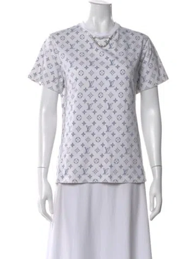 Pre-owned Louis Vuitton 2020 Graphic Print T-shirt In White