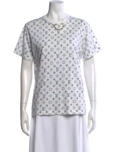 Pre-owned Louis Vuitton 2020 Graphic Print T-shirt In White