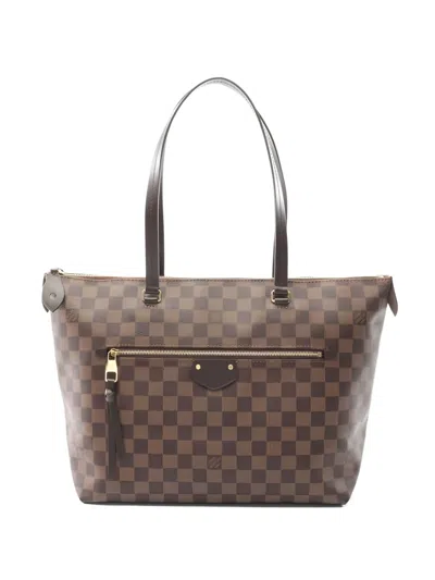 Pre-owned Louis Vuitton 2020 Jena Damier Ebène Shoulder Bag In Brown
