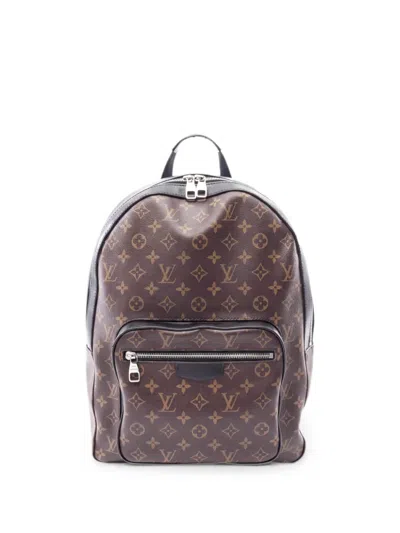 Pre-owned Louis Vuitton 2020 Josh Monogram Macassar Backpack In Brown