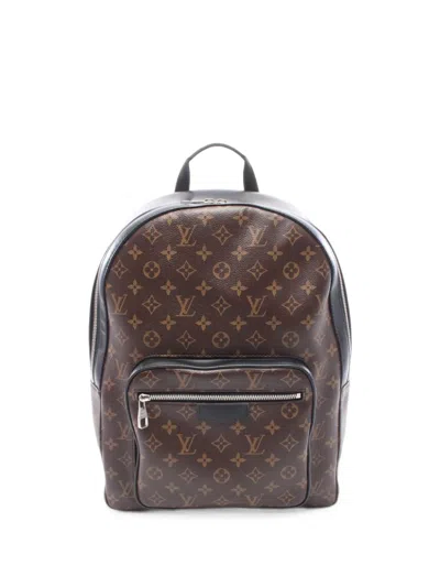 Pre-owned Louis Vuitton 2020 Josh Monogram-pattern Backpack In Brown
