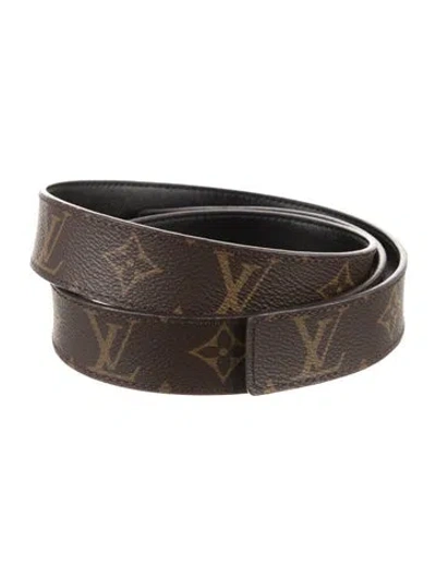 Pre-owned Louis Vuitton 2020 Lv Monogram Belt In Brown