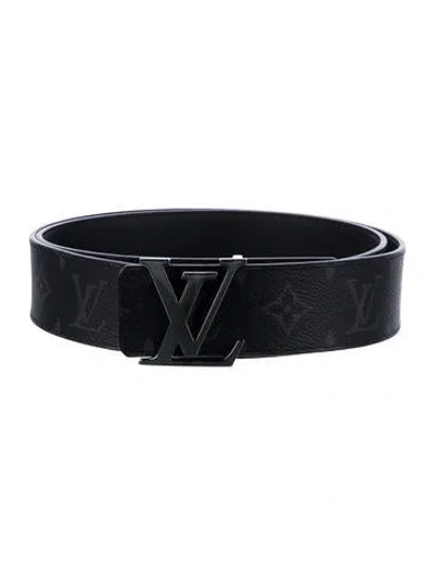 Pre-owned Louis Vuitton 2020 Lv Monogram Belt Kit In Black