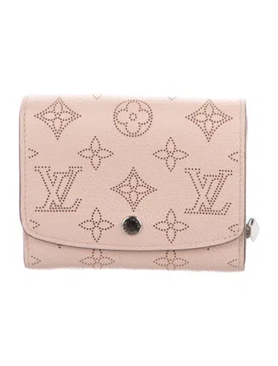 Pre-owned Louis Vuitton 2020 Lv Monogram Iris Compact Wallet In Pink