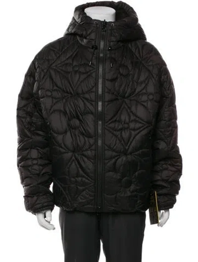 Pre-owned Louis Vuitton 2020 Lv Monogram Puffer Coat In Black