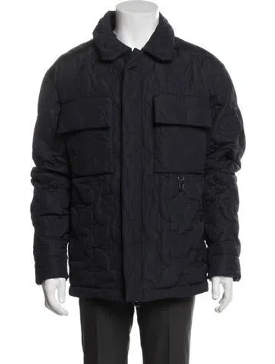 Pre-owned Louis Vuitton 2020 Lv Monogram Utility Jacket In Blue