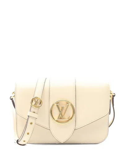 Pre-owned Louis Vuitton 2020 Lv Pont Neuf Shoulder Bag In Neutral
