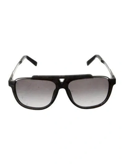 Pre-owned Louis Vuitton 2020 Mascot Marble Sunglasses In Gray