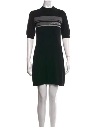Pre-owned Louis Vuitton 2020 Mini Dress In Black