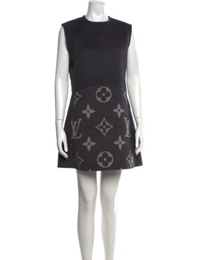 Pre-owned Louis Vuitton 2020 Mini Dress In Grey