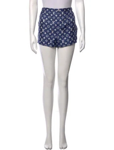 Pre-owned Louis Vuitton 2020 Mini Shorts W/ Tags In Blue