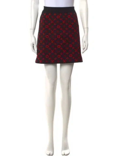 Pre-owned Louis Vuitton 2020 Mini Skirt In Black