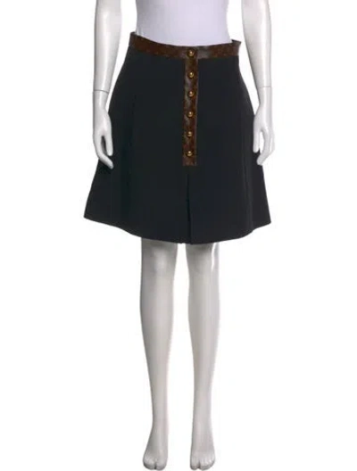 Pre-owned Louis Vuitton 2020 Mini Skirt In Black