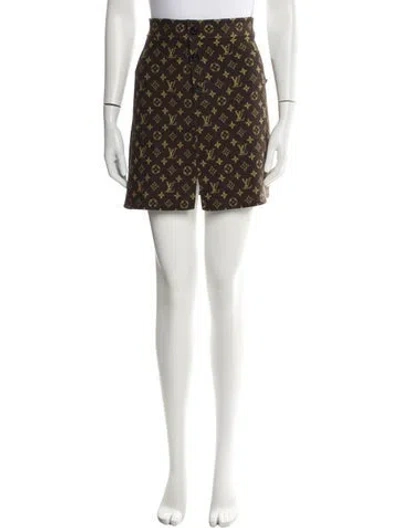 Pre-owned Louis Vuitton 2020 Mini Skirt In Brown