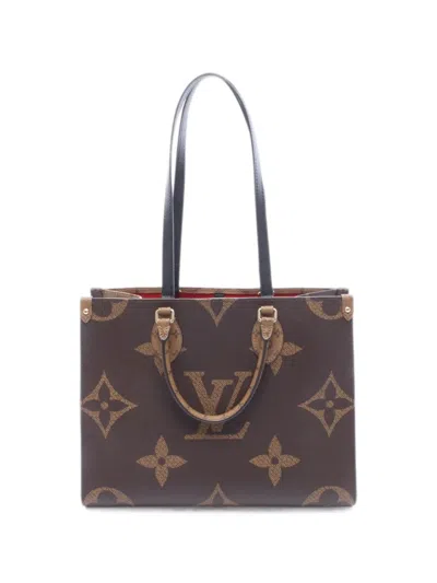 Pre-owned Louis Vuitton 2020 Mm Onthego Tote Bag In Brown