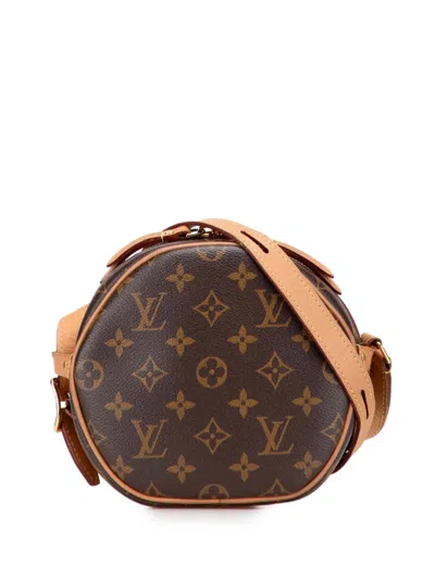 Pre-owned Louis Vuitton 2020 Monogram Boite Chapeau Souple Pm Crossbody Bag In Brown