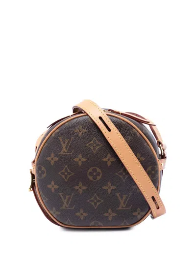 Pre-owned Louis Vuitton 2020 Monogram Boite Chapeau Souple Pm Crossbody Bag In Brown