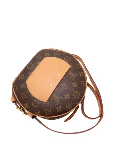 Pre-owned Louis Vuitton 2020 Monogram Boite Chapeaux Souple Mm Crossbody Bag In Brown