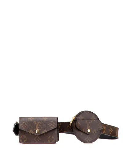 Pre-owned Louis Vuitton 2020 Monogram Daily Multi Pocket 30mm Belt Bag